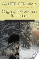 Origin of the German trauerspiel /