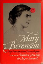 Mary Berenson, a self portrait from her letters & diaries /