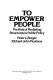 To empower people : the role of mediating structures in public policy /