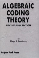 Algebraic coding theory /