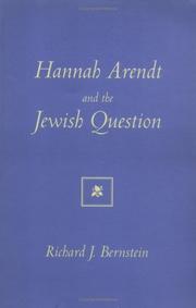 Hannah Arendt and the Jewish question /