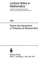 Théorie des intersections et théorème de Riemann-Roch.