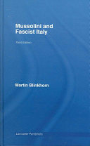 Mussolini and fascist Italy /