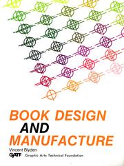 Book design and manufacture /