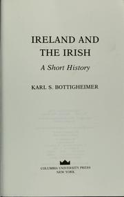 Ireland and the Irish : a short history /