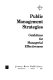 Public management strategies : guidelines for managerial effectiveness /