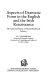Aspects of dramatic form in the English and the Irish Renaissance /