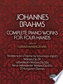 Complete piano works for four hands /