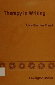 Therapy in writing : a psycho-educational enterprise /