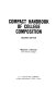 Compact handbook of college composition