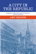 A city in the republic : antebellum New York and the origins of machine politics /