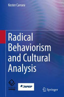 Radical behaviorism and cultural analysis /