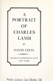 A portrait of Charles Lamb /