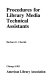 Procedures for library media technical assistants /