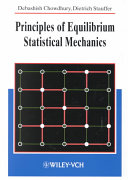 Principles of equilibrium statistical mechanics /