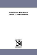 Reminiscences of an officer of Zouaves /