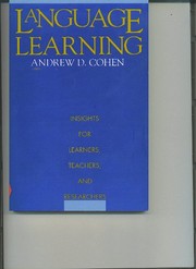 Language learning : insights for learners, teachers, and researchers /