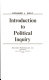 Introduction to political inquiry /