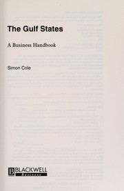 The Gulf States : a business handbook /