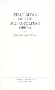First rival of the Metropolitan Opera /