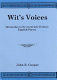 Wit's voices : intonation in seventeenth-century English poetry /