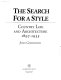 The search for a style : Country life and architecture, 1897-1935 /