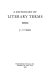 A dictionary of literary terms /