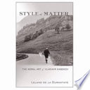 Style is matter : the moral art of Vladimir Nabokov /