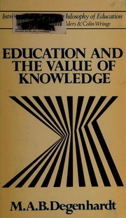 Education and the value of knowledge /