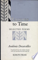 Ransoms to time : selected poems /