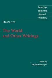The world and other writings /