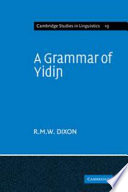 A grammar of Yidin /