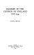 Leaders of the Church of England, 1828-1944,