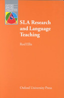 SLA research and language teaching /