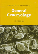 General geocryology /