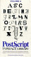 The PostScript typeface library /