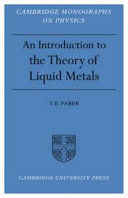 Introduction to the theory of liquid metals