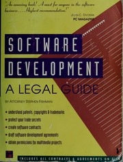 Software development : a legal guide /