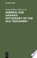 Hebrew and Aramaic dictionary of the Old Testament /