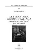 Letteratura giudeo-italiana : materiali per una "storia" (sec. XIII-XVI) /
