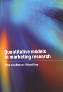 Quantitative models in marketing research /