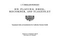 On playing oboe, recorder, and flageolet /