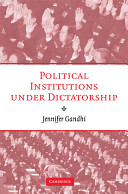Political institutions under dictatorship /