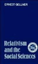 Relativism and the social sciences /