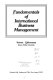 Fundamentals of international business management /