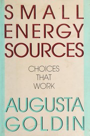 Small energy sources : choices that work /