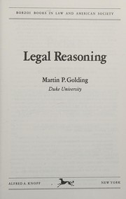 Legal reasoning /