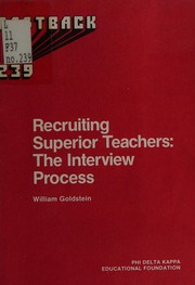 Recruiting superior teachers : the interview process /