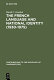 The French language and national identity (1930-1975) /