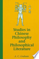 Studies in Chinese philosophy and philosophical literature /